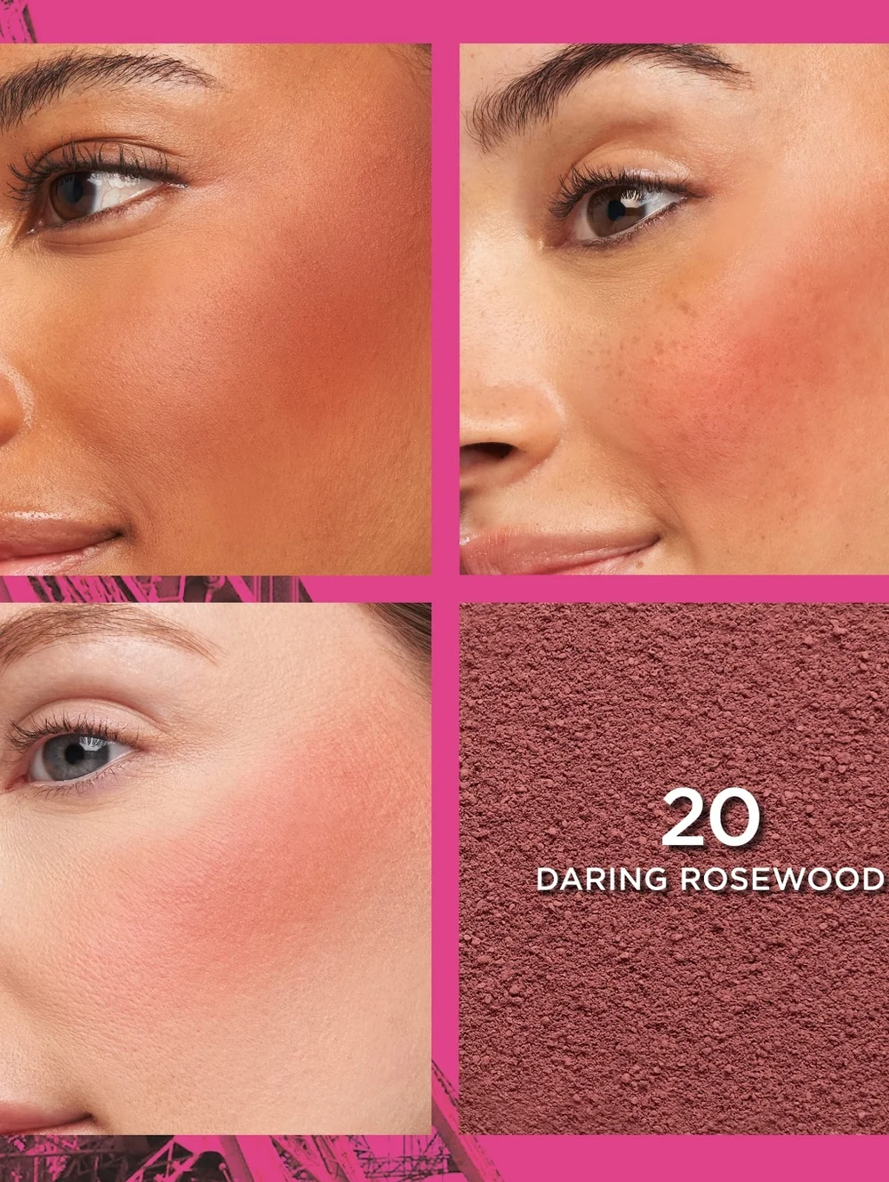 L'oréal Infallible 24h Freshwear Blush, Soft Matte Finish, 20 Daring Rosewood